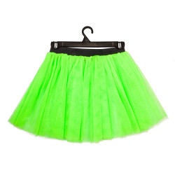 Neónovo zelená tutu sukňa, veľkosť M/L
